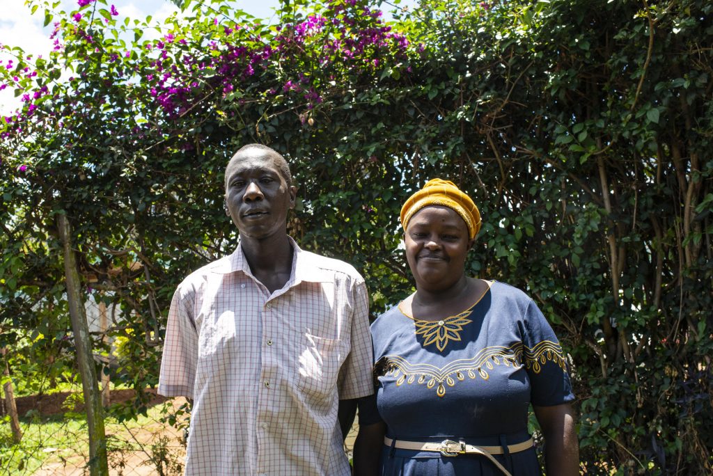 Anthony Gitay Ngiabi and his wife Beatrice Wambui Gikuru