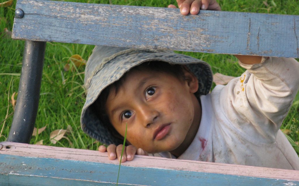 Boy in Ecuador